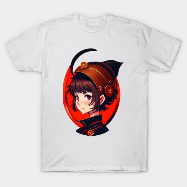 Beautiful steampunk anime girl T-Shirt by AniMilan Design